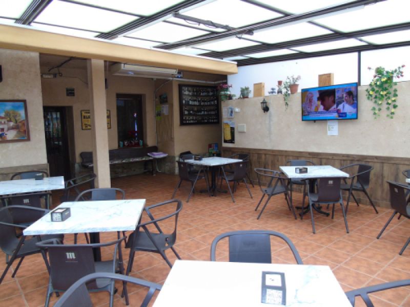 Terraza hotel rural El Molino Zamora