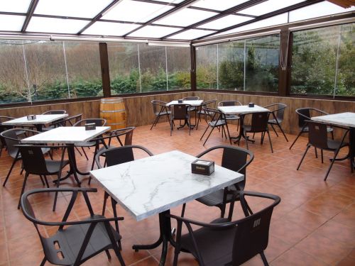 Terraza cubierta Hotel rural El Molino